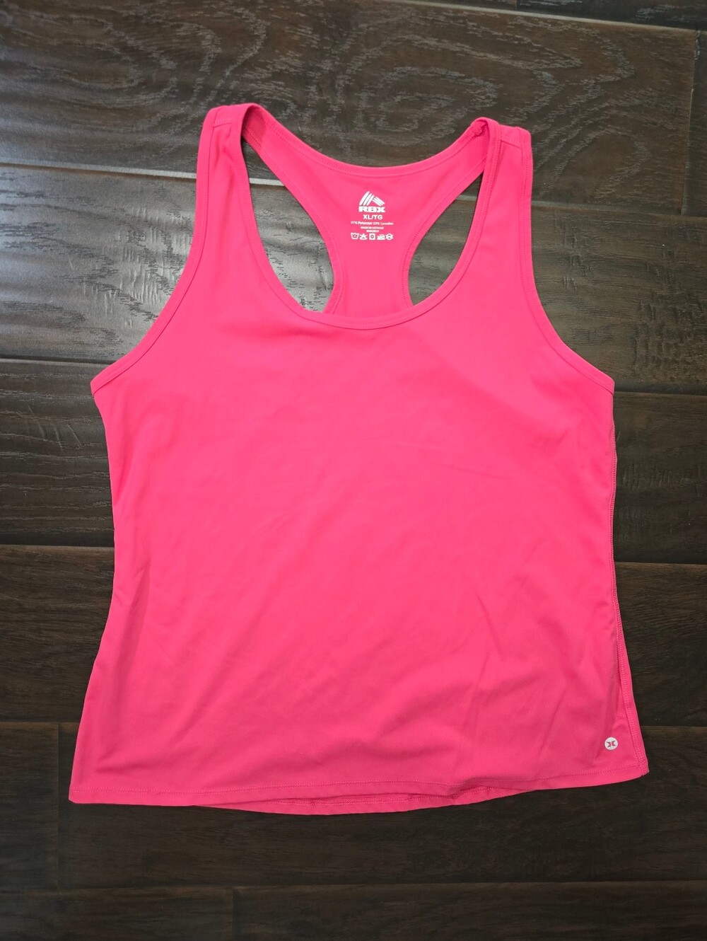 Reebok Womens Athletic Pink Racerback Tank Top XL